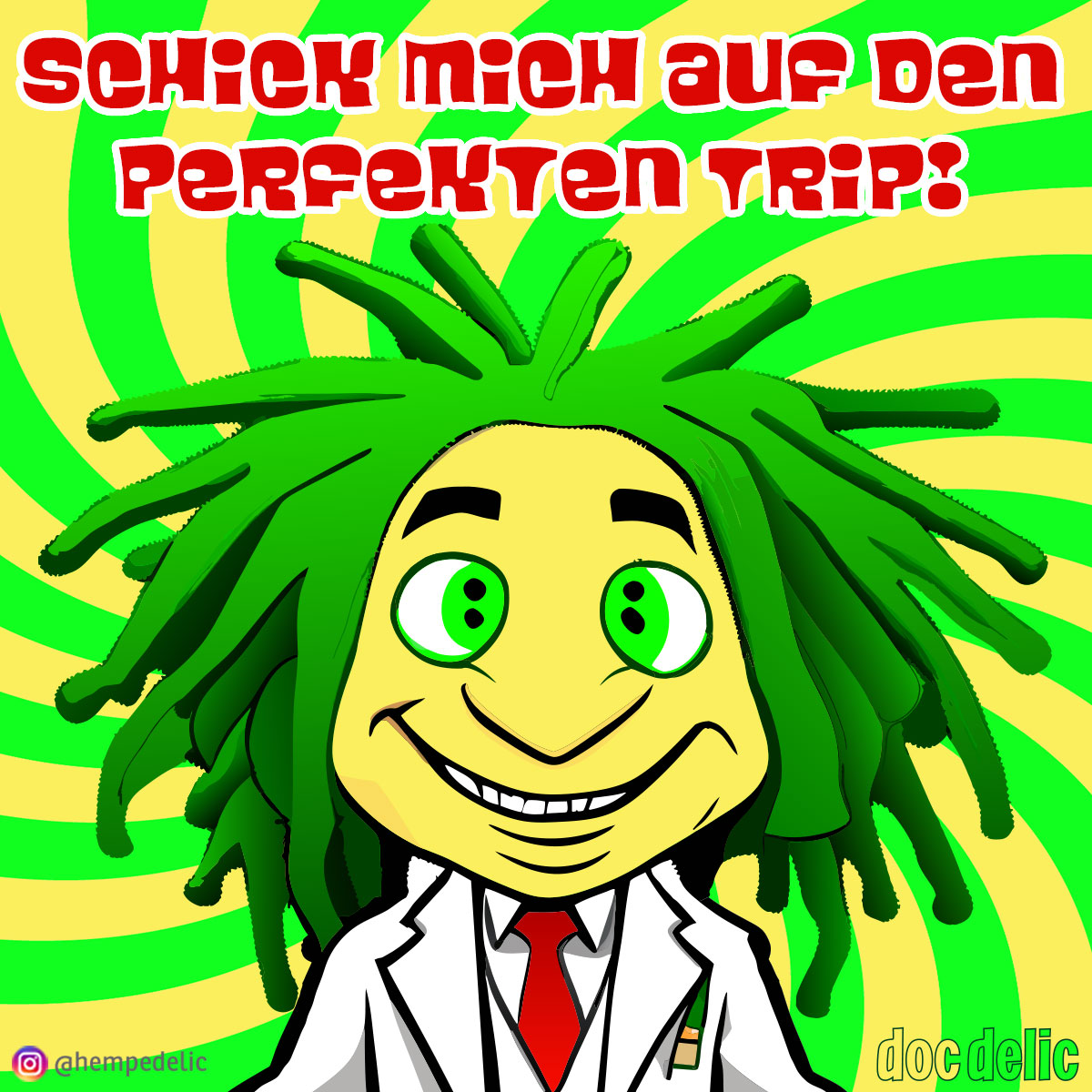 Schick mich auf den perfekten Trip! Hempedelic